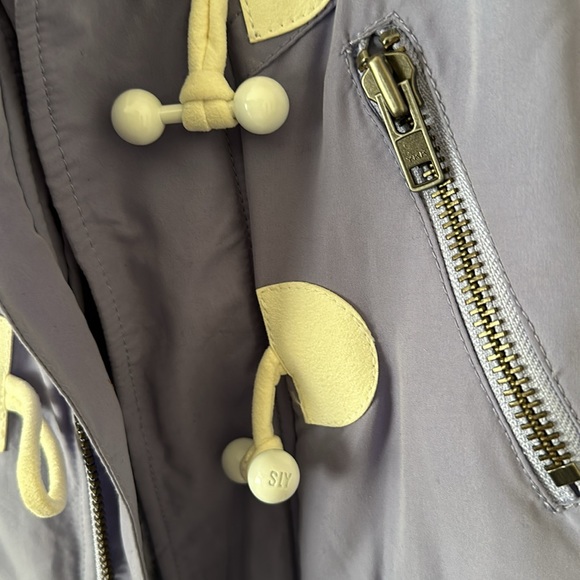 SLY N3B coat jacket size 2 medium purple Moussy - Picture 8 of 9